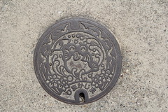 日間賀島 manhole