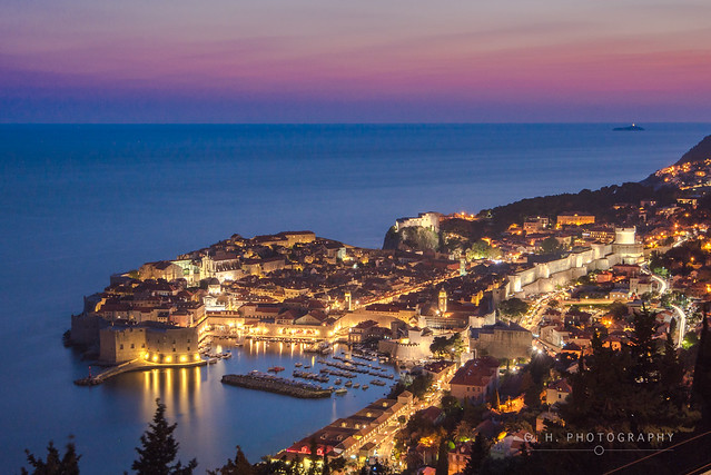 City Lights - Dubrovnik, Croatia
