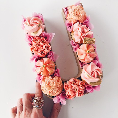 Monogram Cupcakes | by Sophia Mya Cupcakes