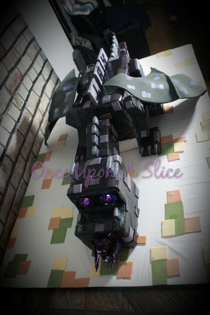 Minecraft Ender Dragon Cake
