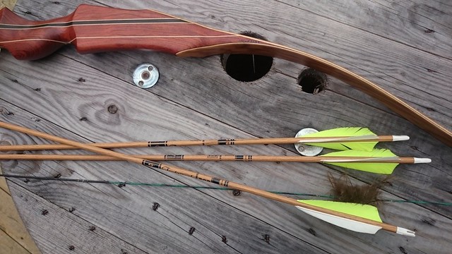 Tradisjonell bueskyting,  traditional archery.