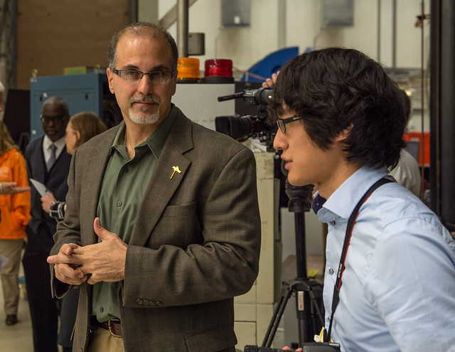 Al Vernacchio, NASA DSCOVR Project Manager, at DSCOVR Media Day (Nov. 5, 2014)