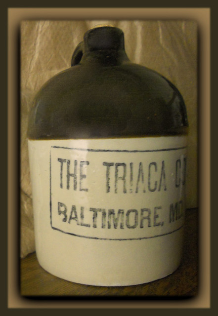 The Triaca Co. 1882-1919 Baltimore, MD. Whiskey Jug