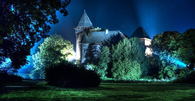 Burg Linn Nachts