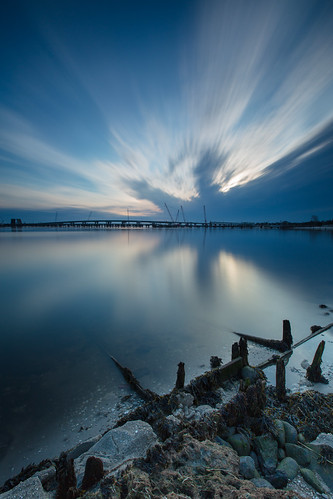 Beesly's Point by reclaimednj, Originally intended to process this in black and white but the color version really popped, especial
