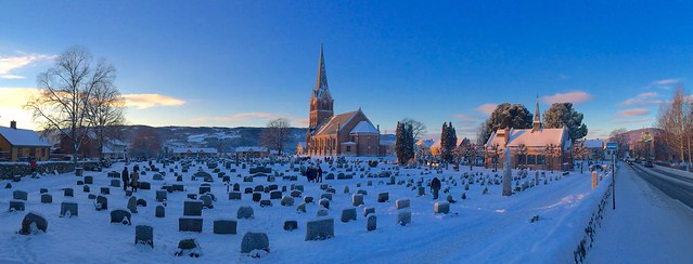 Lillehammer Church, Norway (Norge), Christmas Eve, 2014