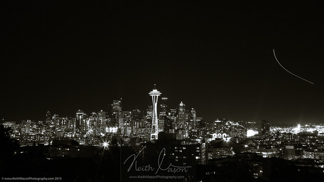 Seattle at night - mono: Week 8 of 52