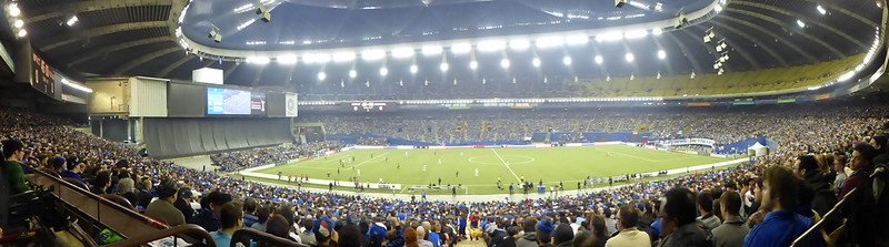 CCL Quarter Finals, Montreal Impact vs. C.F. Pachuca, Soccer / Football Game, Olympic Stadium, Montreal QC, Canada