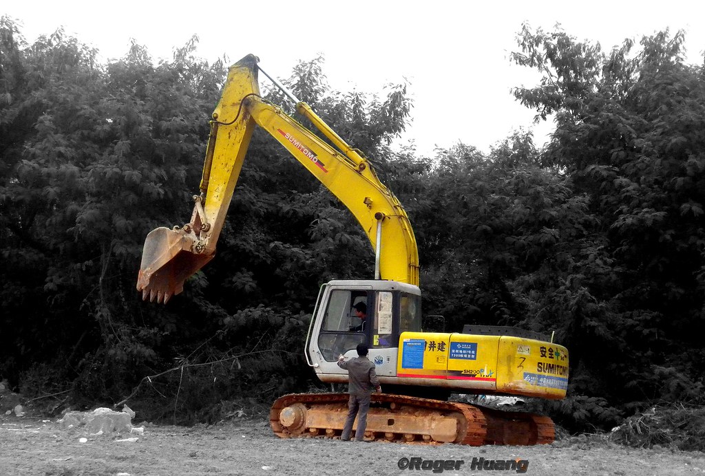 sumitomo sh200 excavator | Roger_Huang | Flickr