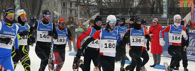 Québec ITU Triathlon d'hiver - 2015 : Départ