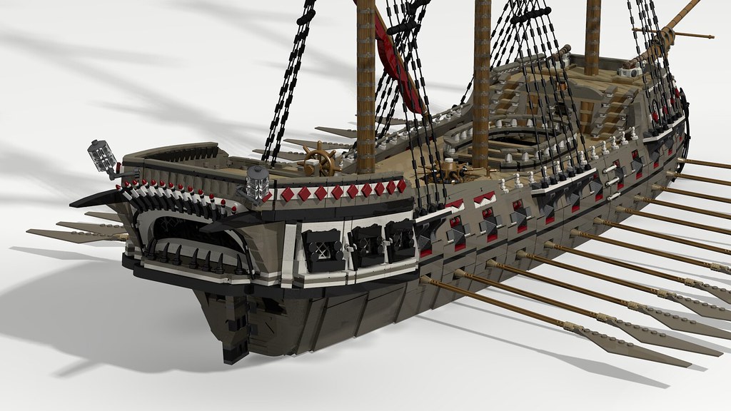 ship, lego, pirate, frigate, moc, ldd, customhull.