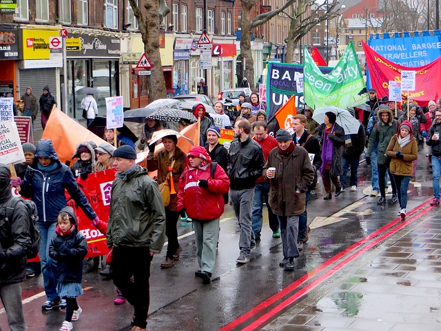 The March for Homes, Tower Bridge Road