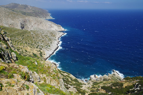 sea cliff greek islands coast spring view aegean may greece coastal vista overlook greekislands viewpoint lesser chora cyclades folegandros φολέγανδροσ lessercyclades