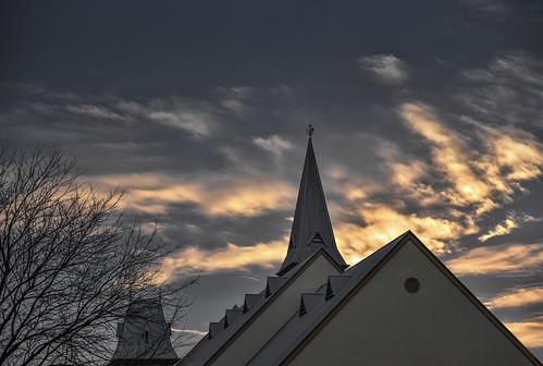 Winter by phunny.not.funny, phunnyfotos australia victoria vic gippsland warragul church wesley wesleyofwarragul methodist sunse