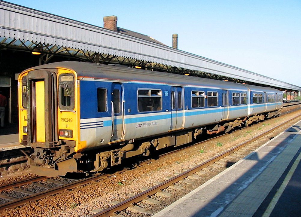 150248 | Wessex Trains class 150 unit 150248, still carring … | Flickr