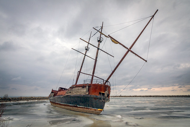 Abandoned Ship in Ontario, Canada