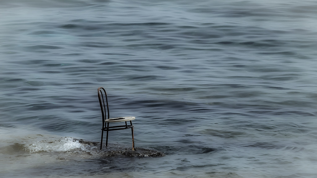 The chair and the sea - FrangokastelloBeach - Crete