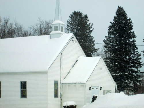 trees winter sky snow ny newyork building tree church cloudy overcast upstateny brushton pilgrimholinesschurch