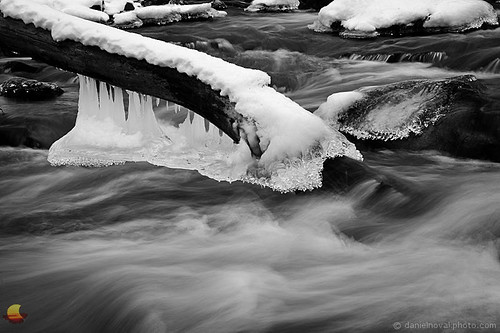 longexposure winter blackandwhite bw snow newyork ice nature water creek flow outdoors photography buffalo details formation akron subtle westernnewyork murdercreek