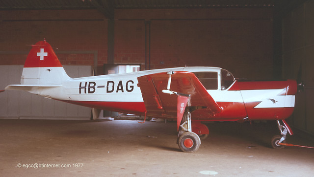 HB-DAG - 1954 build Nord 1203 Norecrin II, fate unknown
