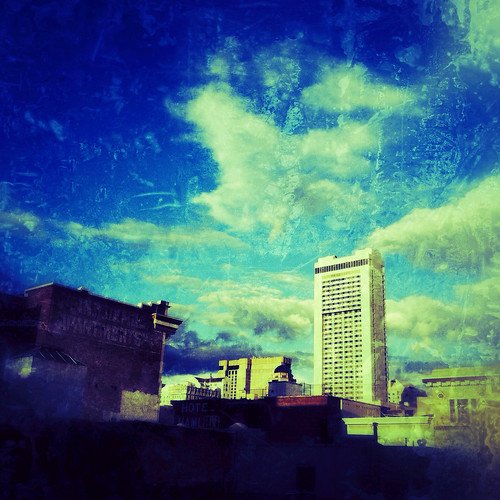sanfrancisco blue sky clouds photoshop tenderloin snapseed
