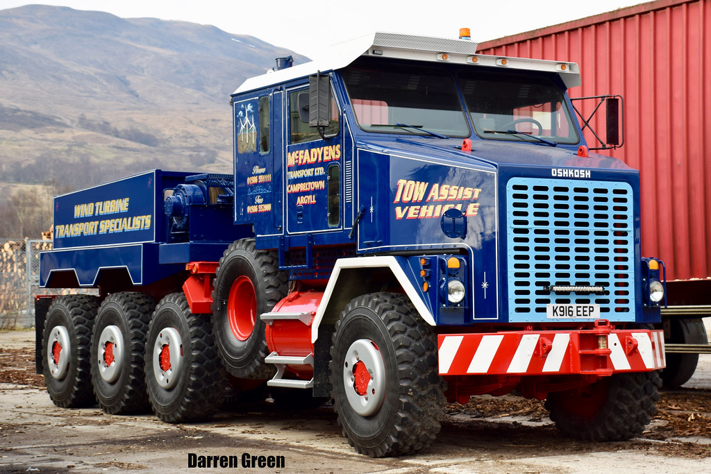 MCFADYENS TRANSPORT LTD OSHKOSH 8x8 K916 EEP