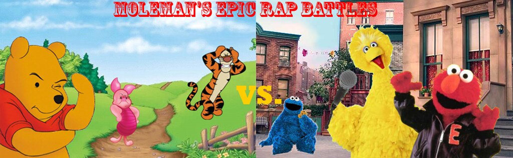 Moleman's Epic Rap Battles #8 Winnie-The-Pooh Vs. Sesame Street