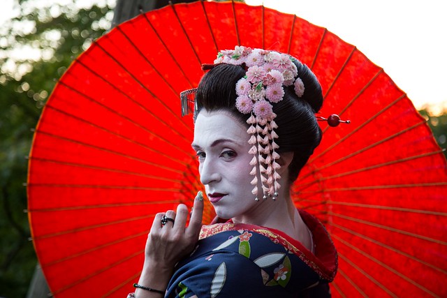 Geisha. Kyoto