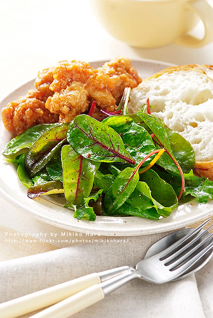 Chicken Karaage + Baby Leaf Salad