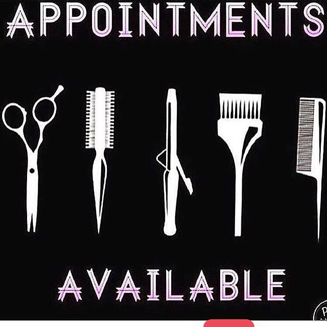 Ladies appointments available today ! I'm accepting client… | Flickr