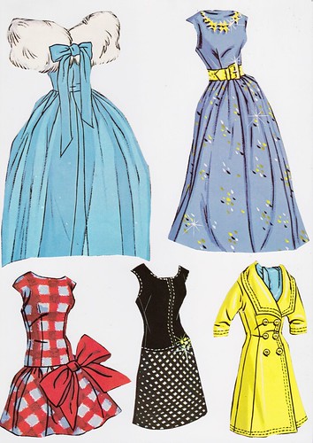 BArbie and Francie Paper Dolls - Barbie outfits 1966 | Flickr