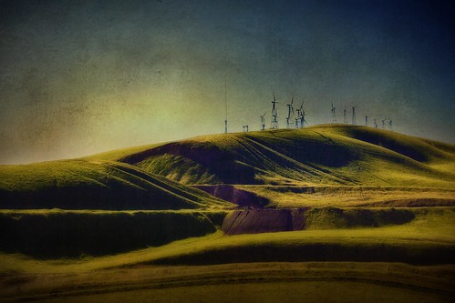 texture windmill silhouette landscape feb 2015