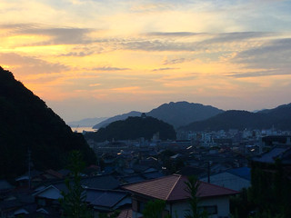 Uwajima-jou sunset