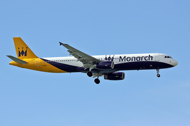 G-OZBI Airbus A.321-231 Monarch Airlines AGP 26-10-14