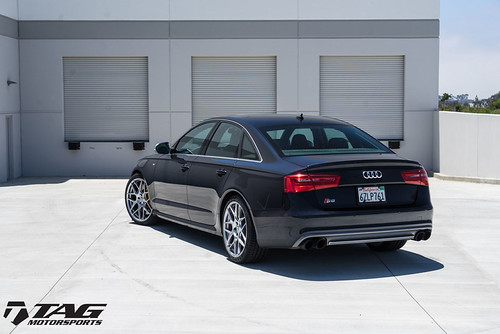 Audi S6 with FF01 in Liquid Silver | by flowformwheels