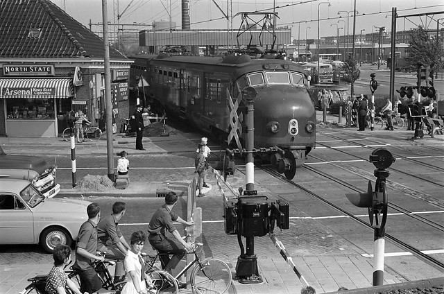 Station Sloterdijk op 20 augustus 1962. De Ahob-installatie is vandaag in gebruik genomen