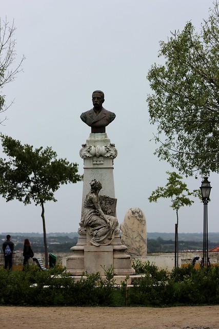 Statue of Dr Barahona, Évora, Portugal