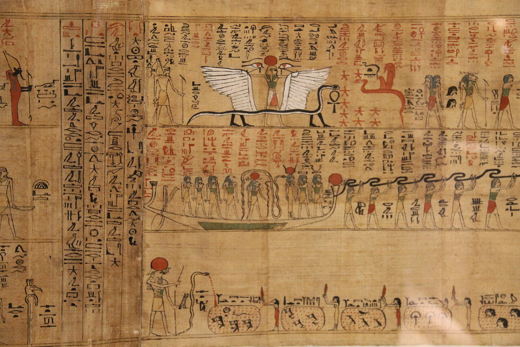 Ancient Egypt Papyrus Scroll of the Dead