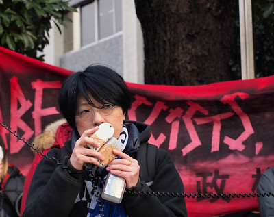 2015.1.25｜怒りのドラムデモ 安倍政権打倒 官邸前抗議｜Anti-Abe Protest Rally in Front of the Prime Minister's Residence, Tokyo, 1/25/2015.