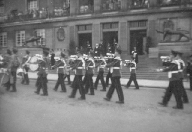 Parade at the Town Hall Norwich July 1959
