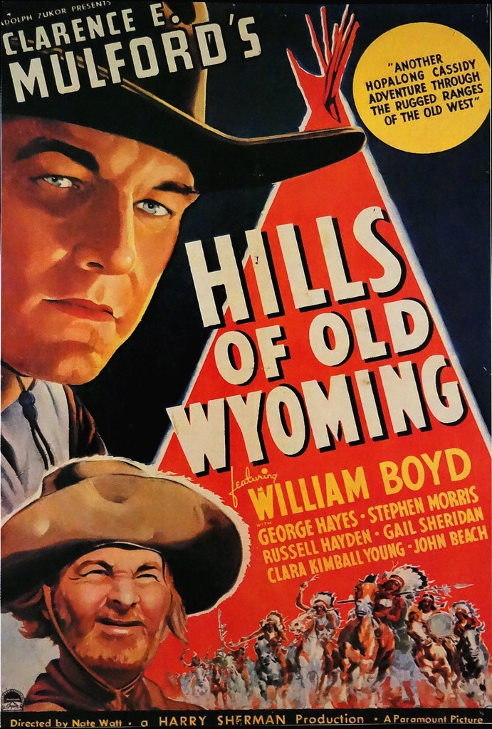 Movie Star Portrait Poster William Boyd Hopalong Cassidy 