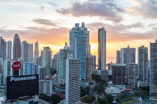IMG_9525 by waz0wski, sunrise cityscape panama