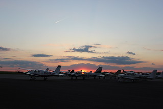 Cork Airport sunset