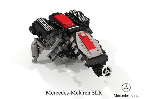 Mercedes-Mclaren SLR Stirling Moss Edition + UCS 5.4L V8 Supercharged Engine