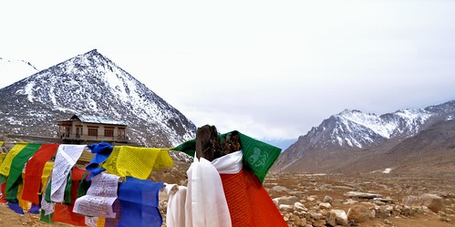 india mountain cold landscape religious wind cloudy altitude religion pass windy buddhism kashmir leh himalayas himalayan ladakh tibetanprayerflags jammukashmir changla highpasses pangonglakeroad