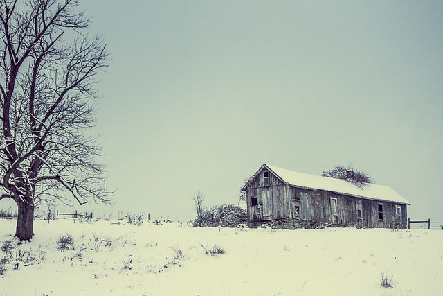 Winter on Shepard's Farm, Warren, MA