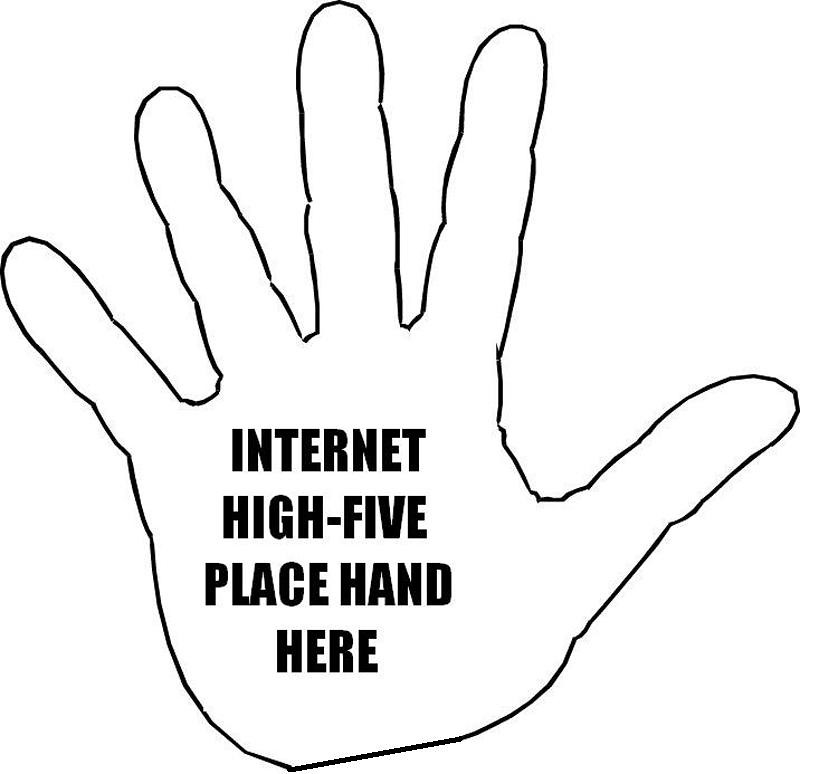 Image result for virtual high-five