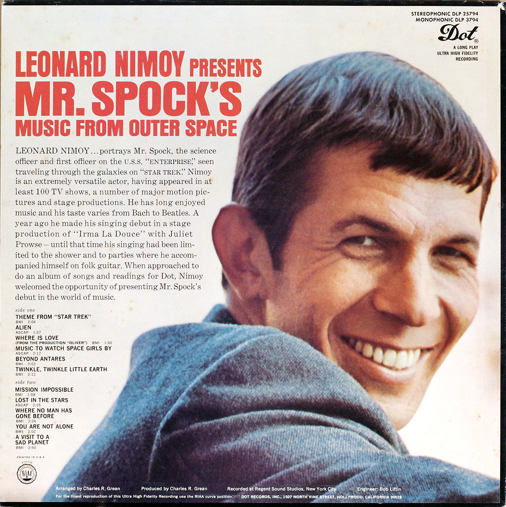 Nimoy Back Cover