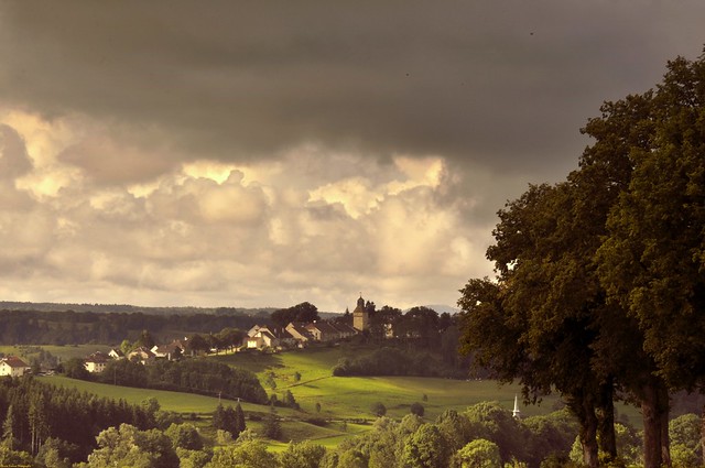NOZEROY, Landscape of the Haut-Jura.