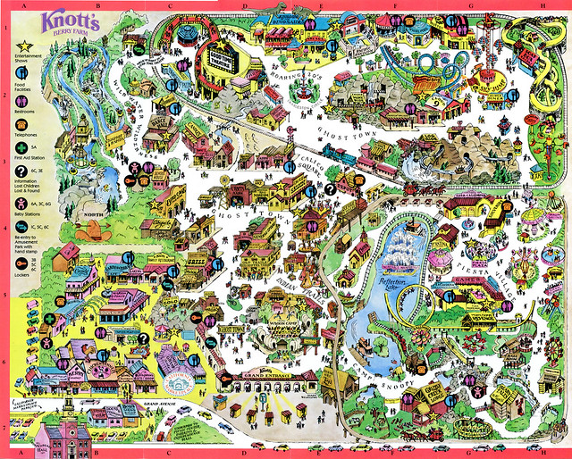 Knott's Map, 1992